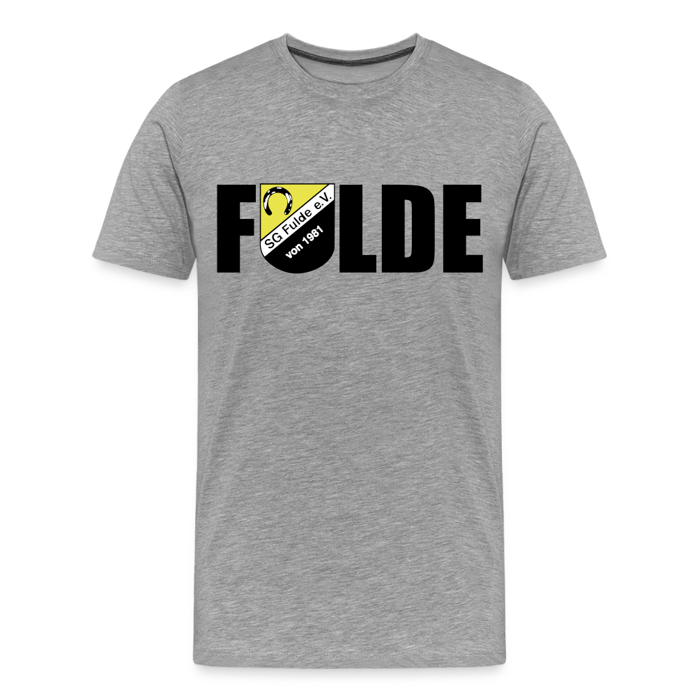 SG Fulde Big Letter Premium T-Shirt flex - Grau meliert