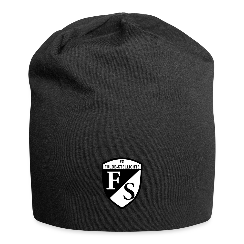 FG Fulde-Stellichte Jersey-Beanie Logo - Schwarz