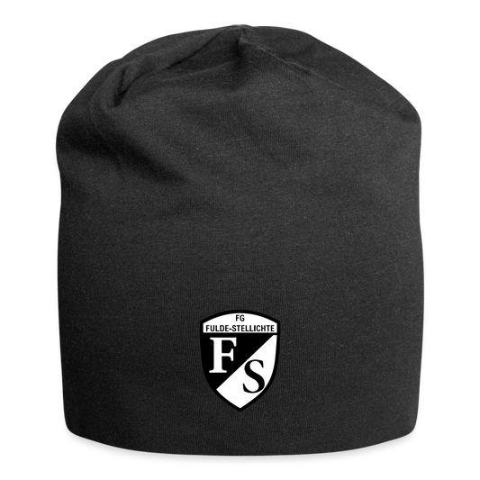 FG Fulde-Stellichte Jersey-Beanie Logo - Schwarz