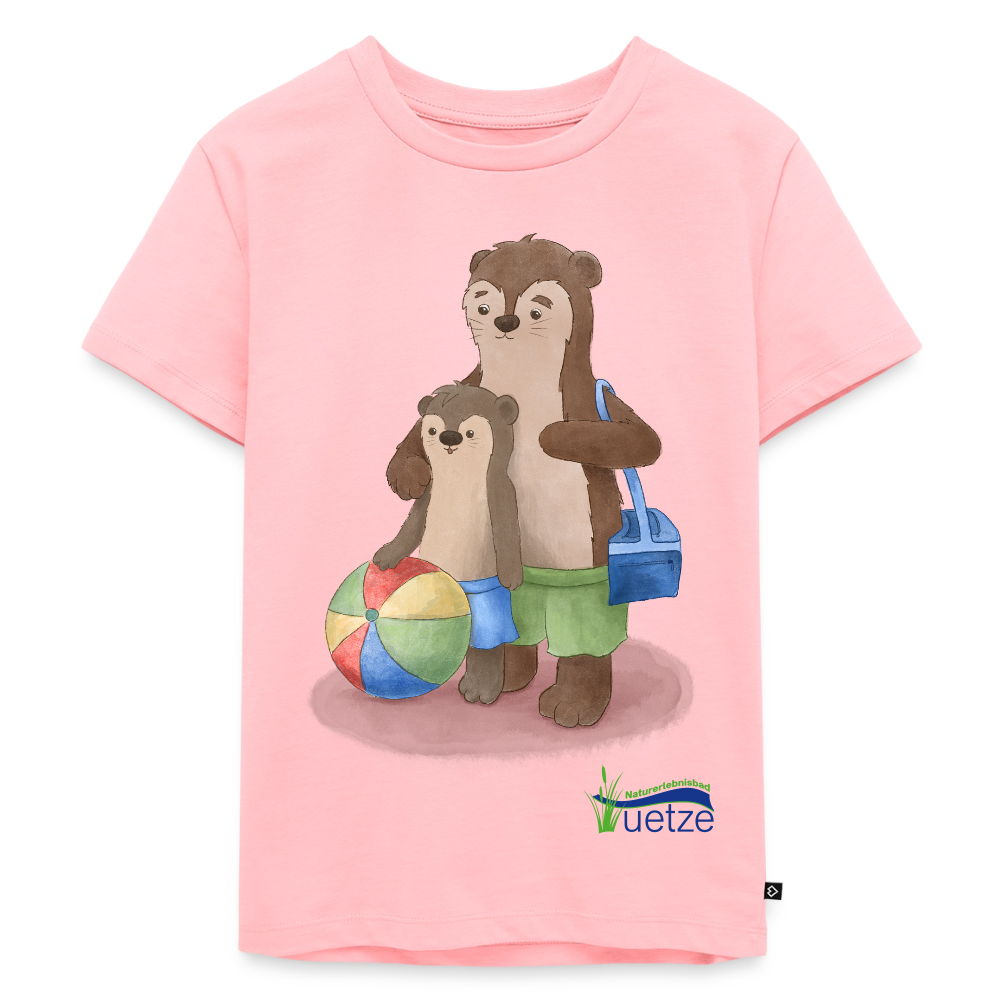 Naturbad Uetze Kinder T-Shirt "Otterpapa" (98-140) - Rosa