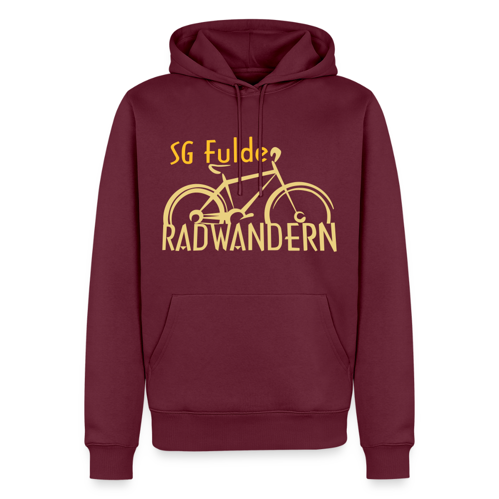 Fulde Radwandern Premium Hoodie flex - Burgunderrot