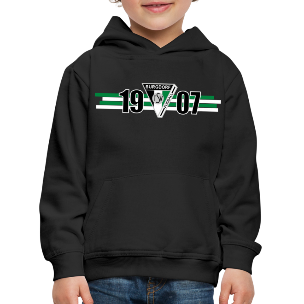 TSV Burgdorf Kinder Premium Hoodie 1907 - Schwarz
