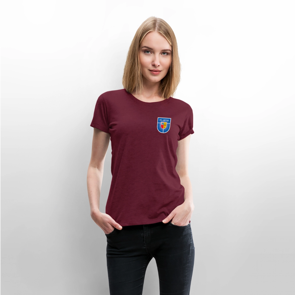 VfL Uetze Frauen Premium T-Shirt - Burgunderrot