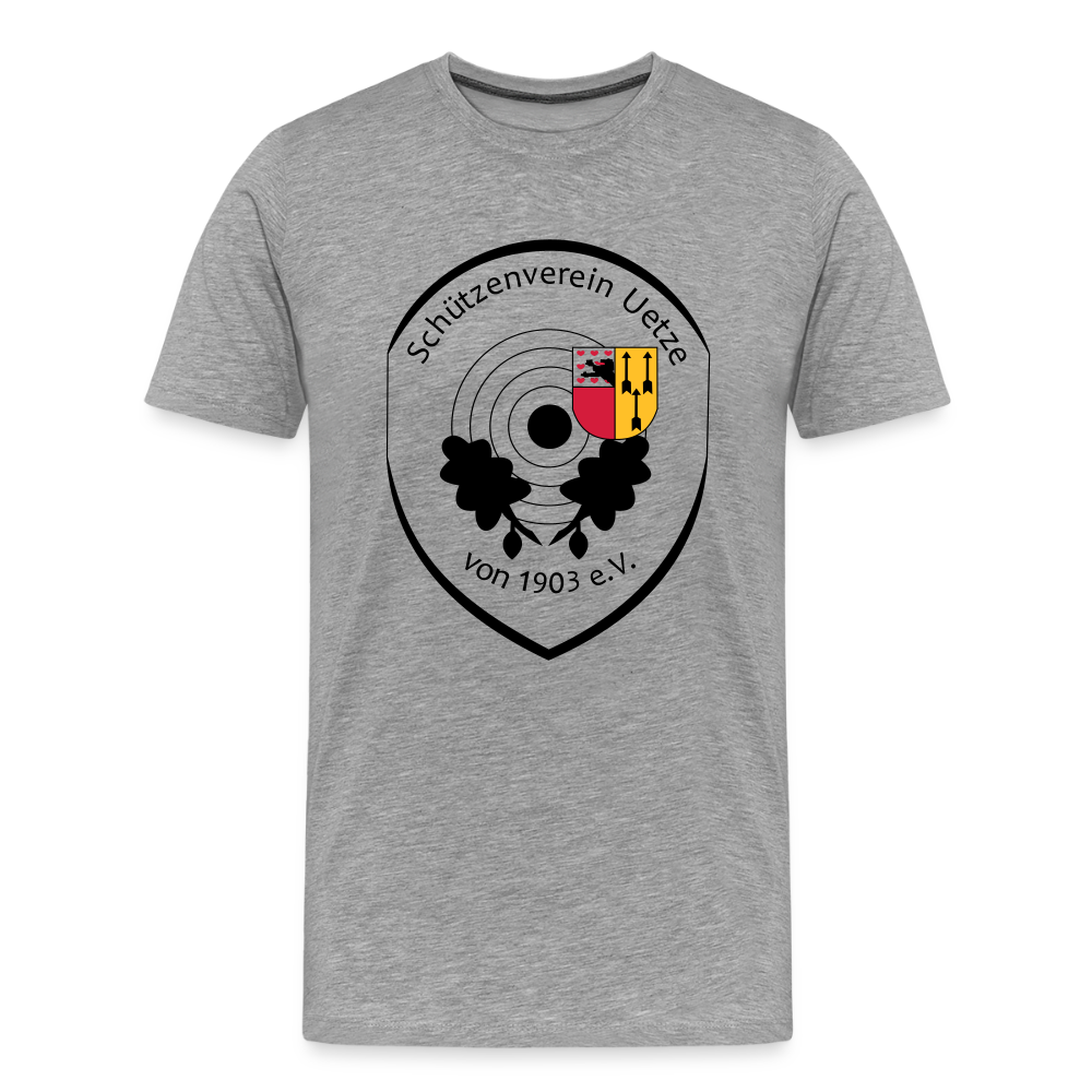 Schützenverein Uetze Premium T-Shirt flex - Grau meliert