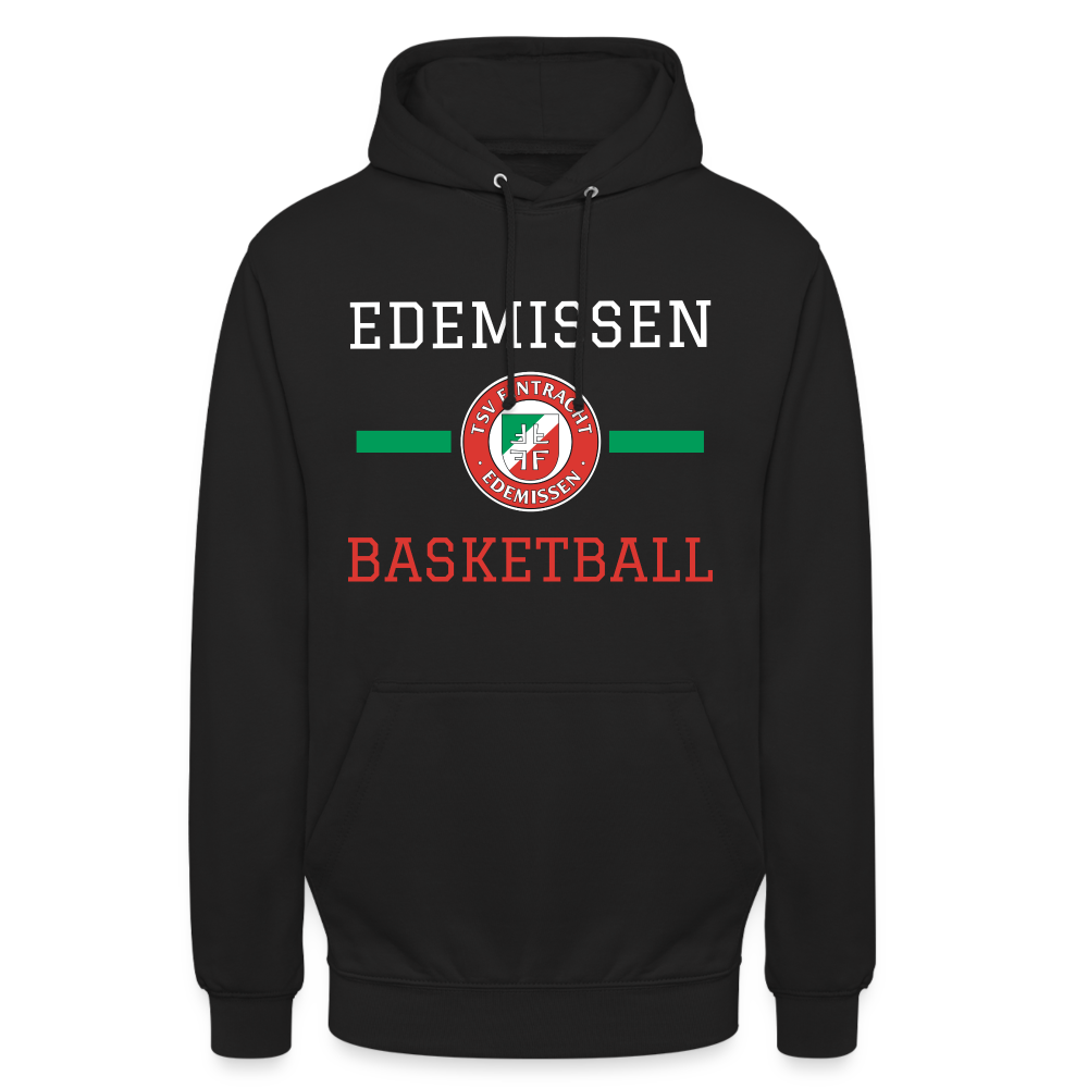 Edemissen Basketball Unisex Hoodie - Schwarz