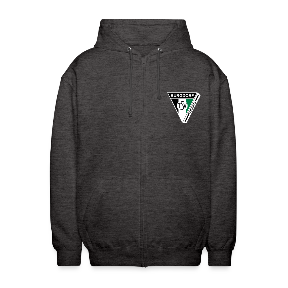 TSV Burgdorf Unisex Kapuzenjacke Logo Flexdruck - Anthrazit