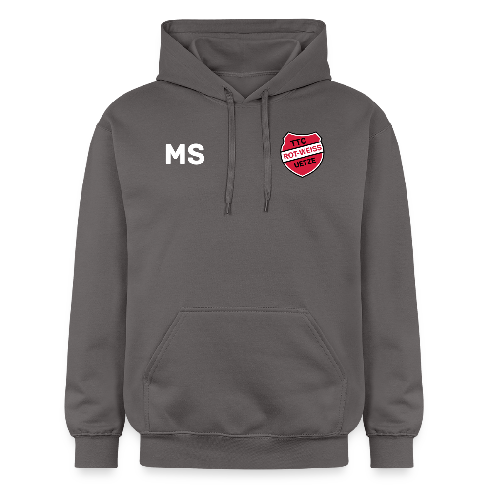 TTC RW Uetze Premium unisex Hoodie (Text personalisierbar) - Dunkelgrau