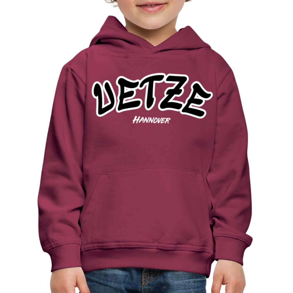 Uetze Hannover Kinder Premium Hoodie - Bordeaux