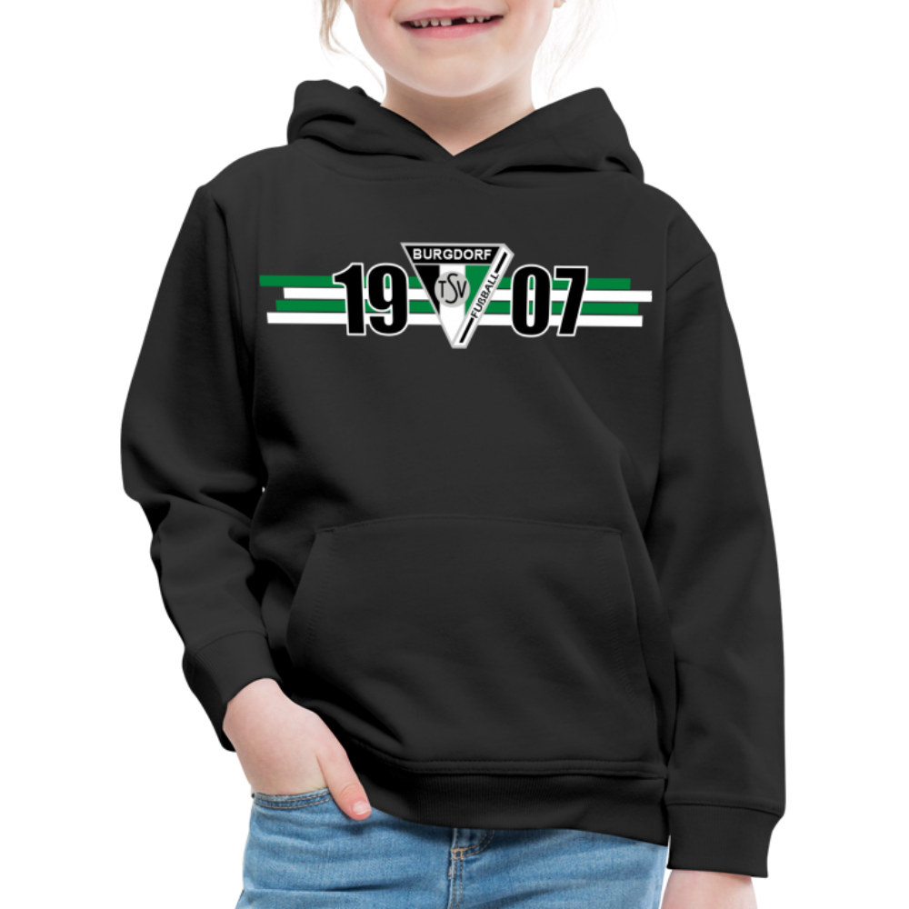 TSV Burgdorf Kinder Premium Hoodie 1907 - Schwarz