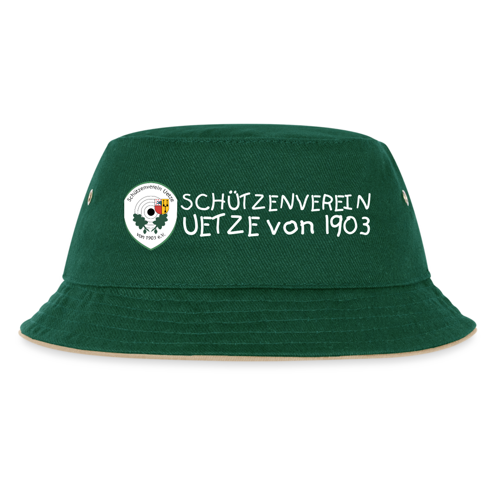 SV Uetze Kinder Fischerhut - Dunkelgrün/Beige
