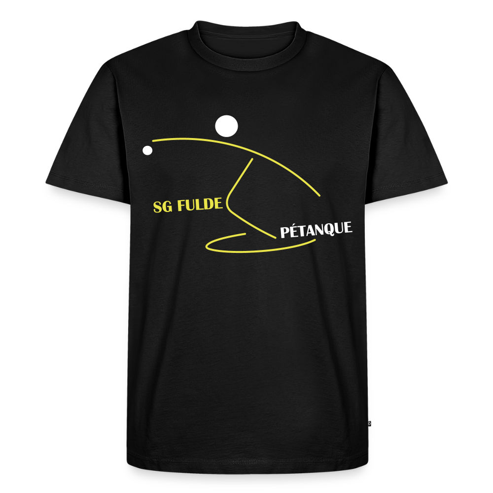 SG Fulde Petanque Männer Premium T-Shirt flex - Schwarz