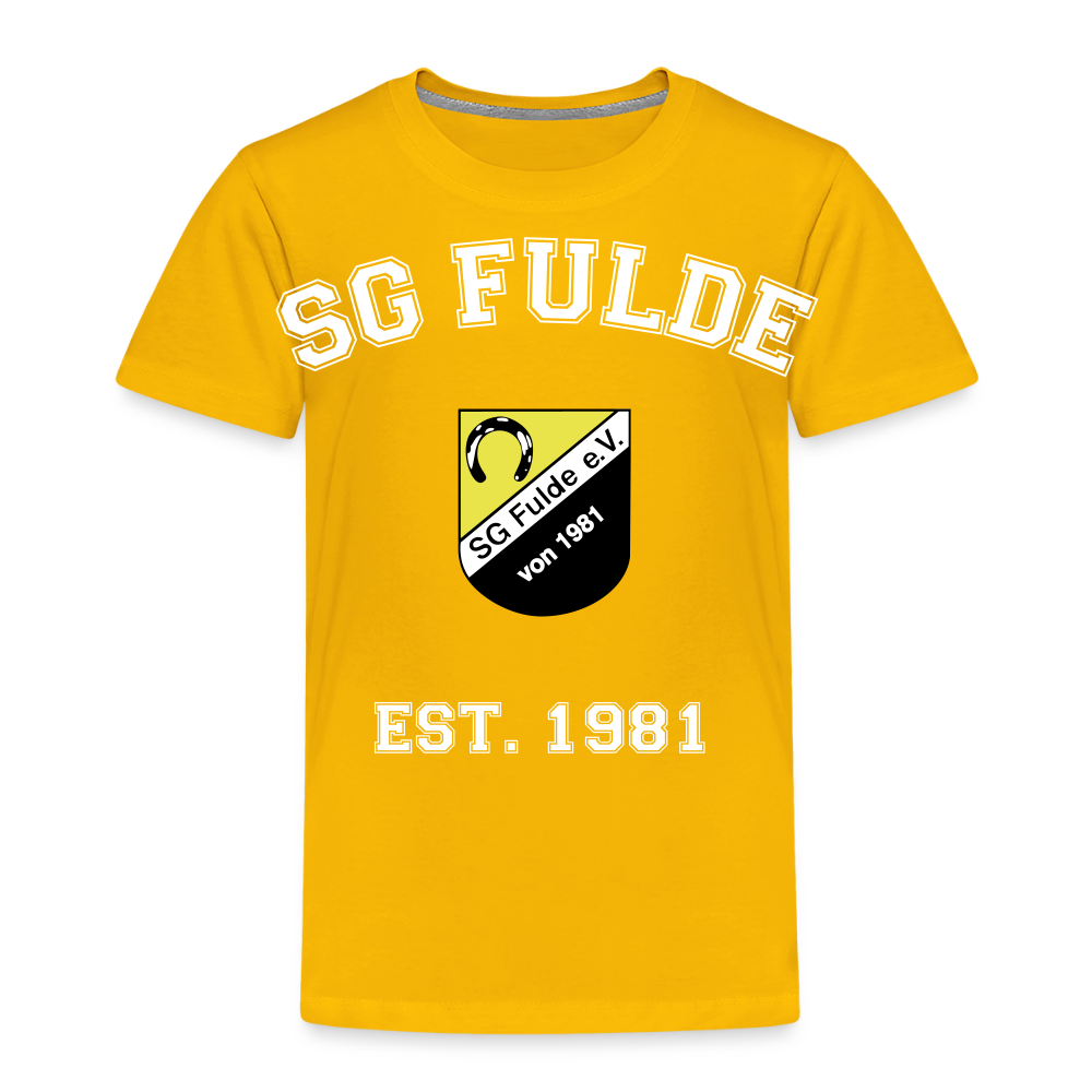 SG Fulde Collage Kinder T-Shirt - Sonnengelb