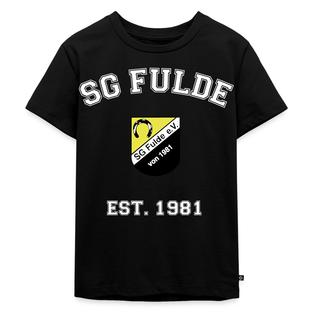 SG Fulde Collage Kinder T-Shirt - Schwarz