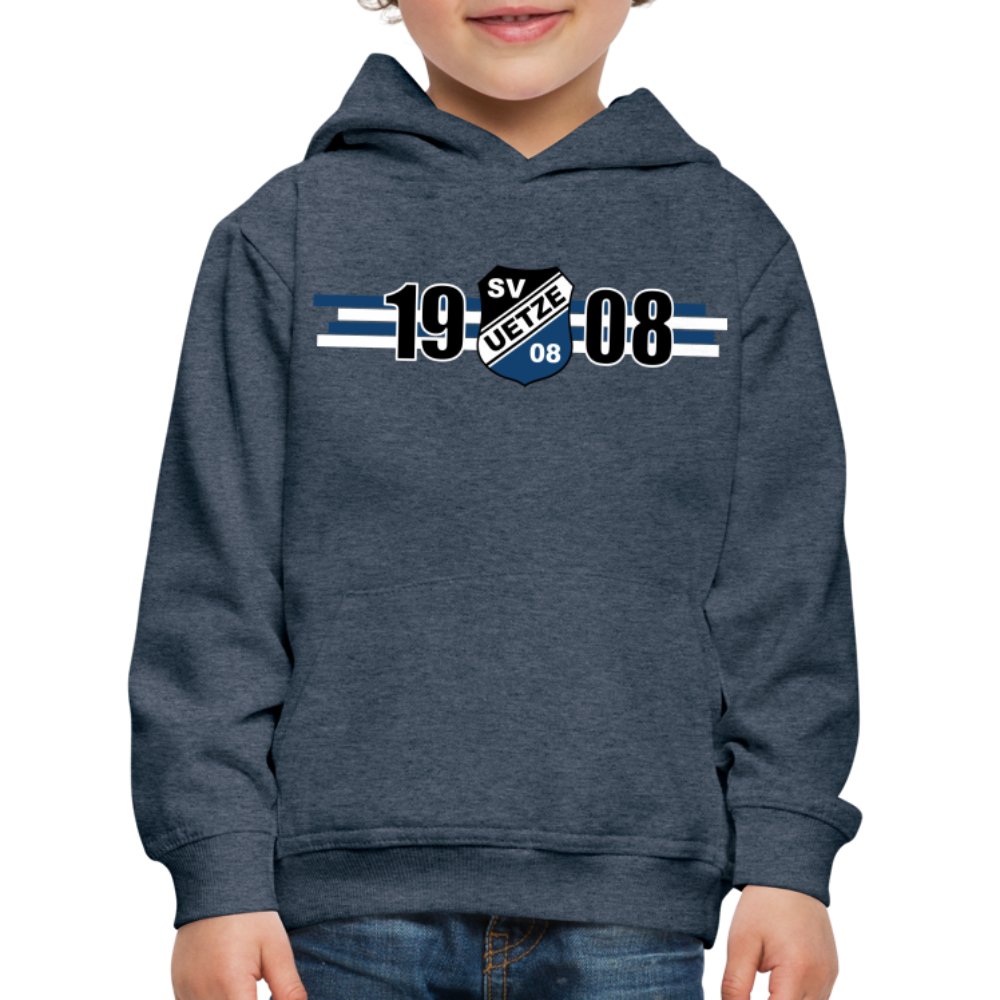 SV Uetze 08 Kinder Premium Hoodie 1908 - Jeansblau
