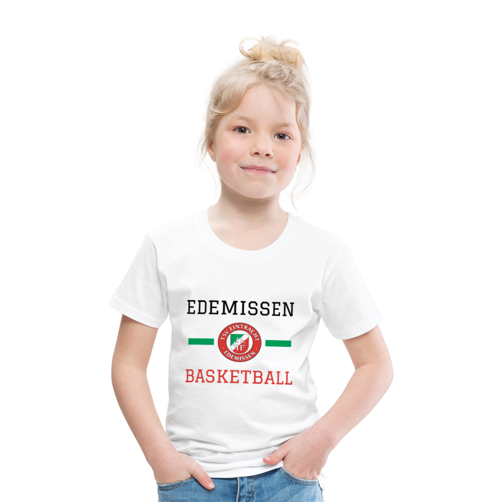 Kinder T-Shirt TSV Edemissen Basketball - Weiß