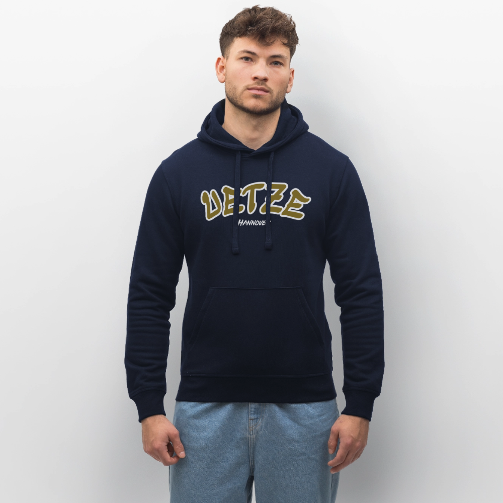Uetze Hannover Gold Unisex Bio-Hoodie Flex - French Navy
