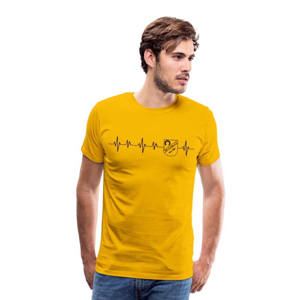 SG Fulde Premium T-Shirt heartbeat - Sonnengelb