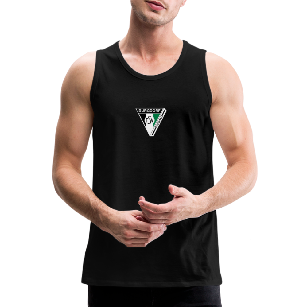 TSV Burgdorf Männer Premium Tank Top Flexdruck - Schwarz