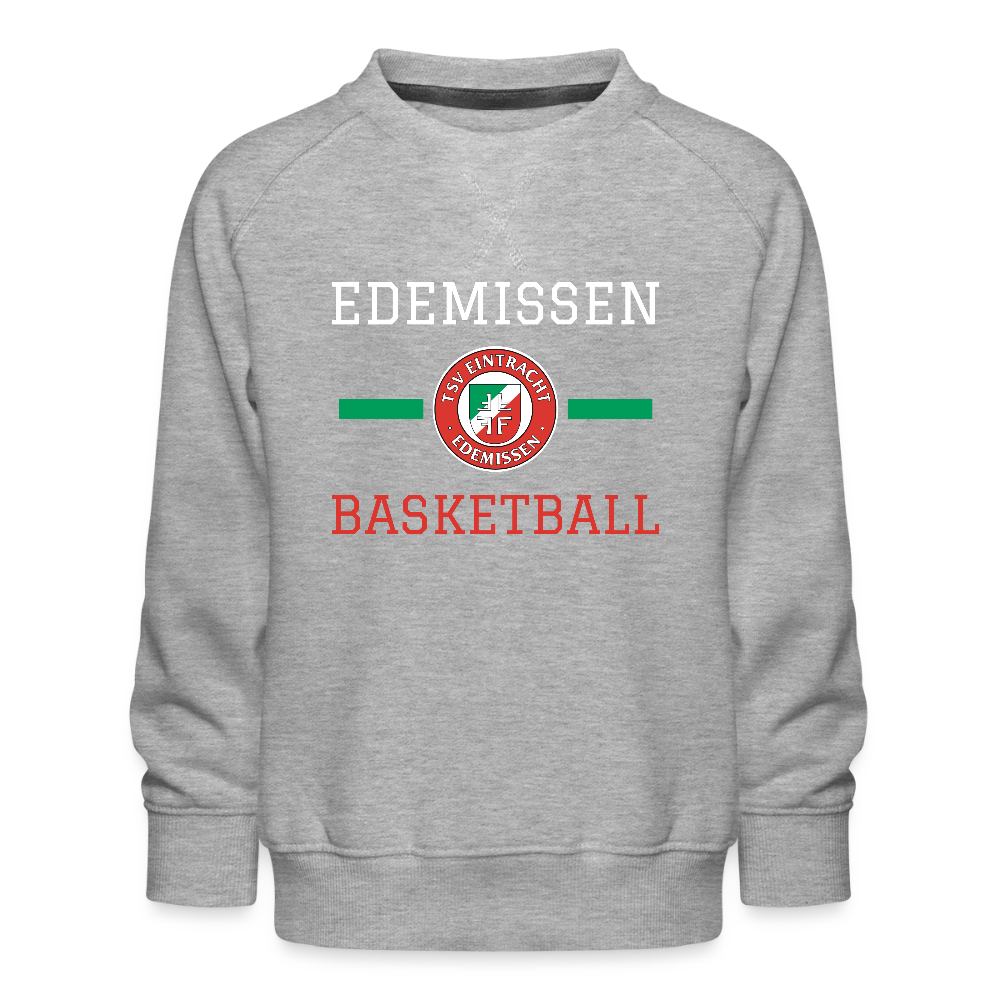 Kinder Premium Pullover TSV Edemissen - Grau meliert