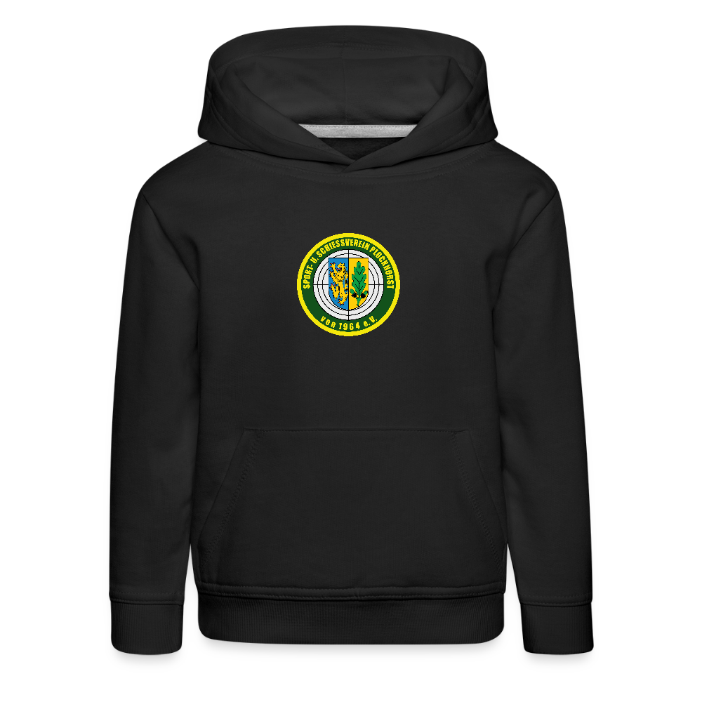 SSV Plockhorst Logo Kinder Premium Hoodie - Schwarz