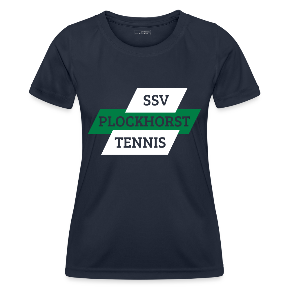 Frauen Funktions-T-Shirt SSV Plockhorst Tennis - Navy