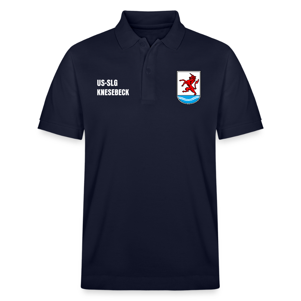 US-SLG Knesebeck Unisex Bio-Poloshirt - Navy