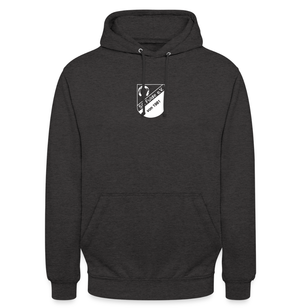 SG Fulde clean Logo white Unisex Hoodie flex - Anthrazit