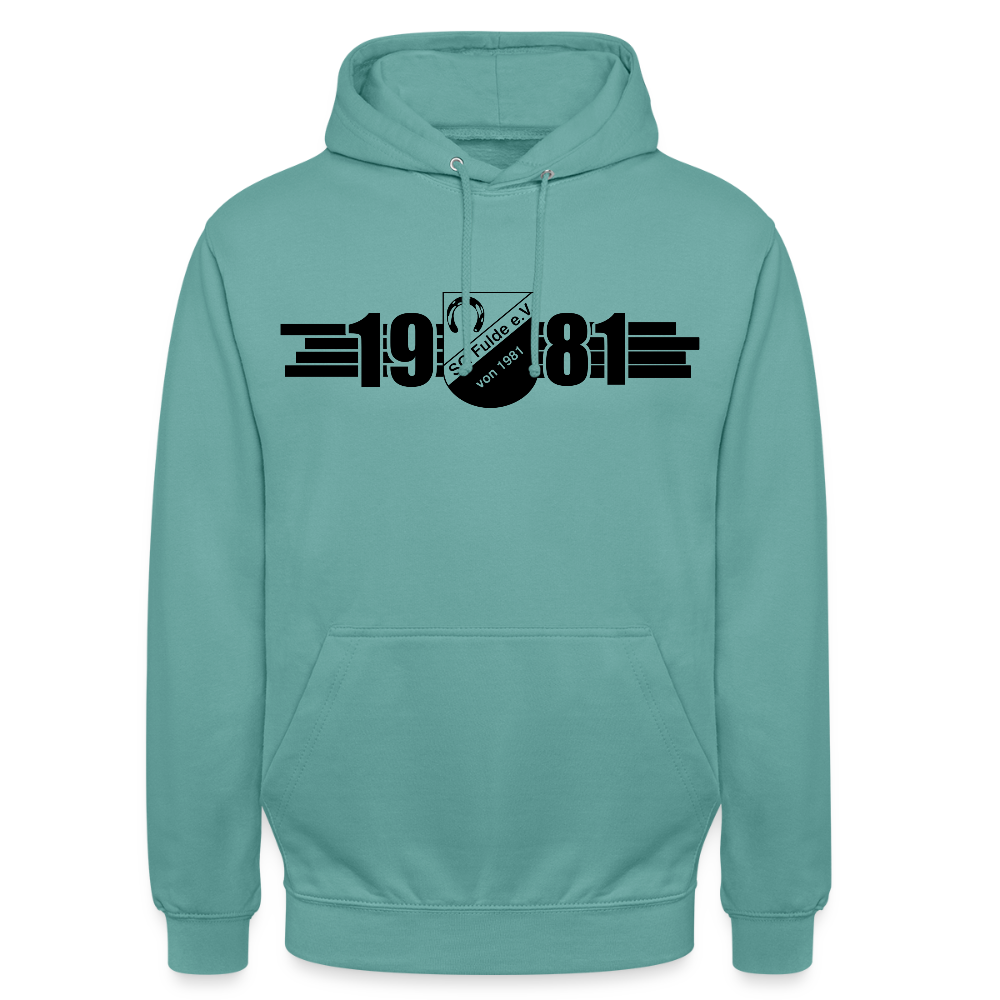 SG Fulde 1981 black clean Unisex Hoodie - Pastelltürkis