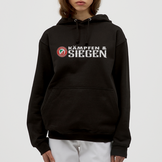 TSV Edemissen Kämpfen & Siegen Unisex Hoodie - Schwarz