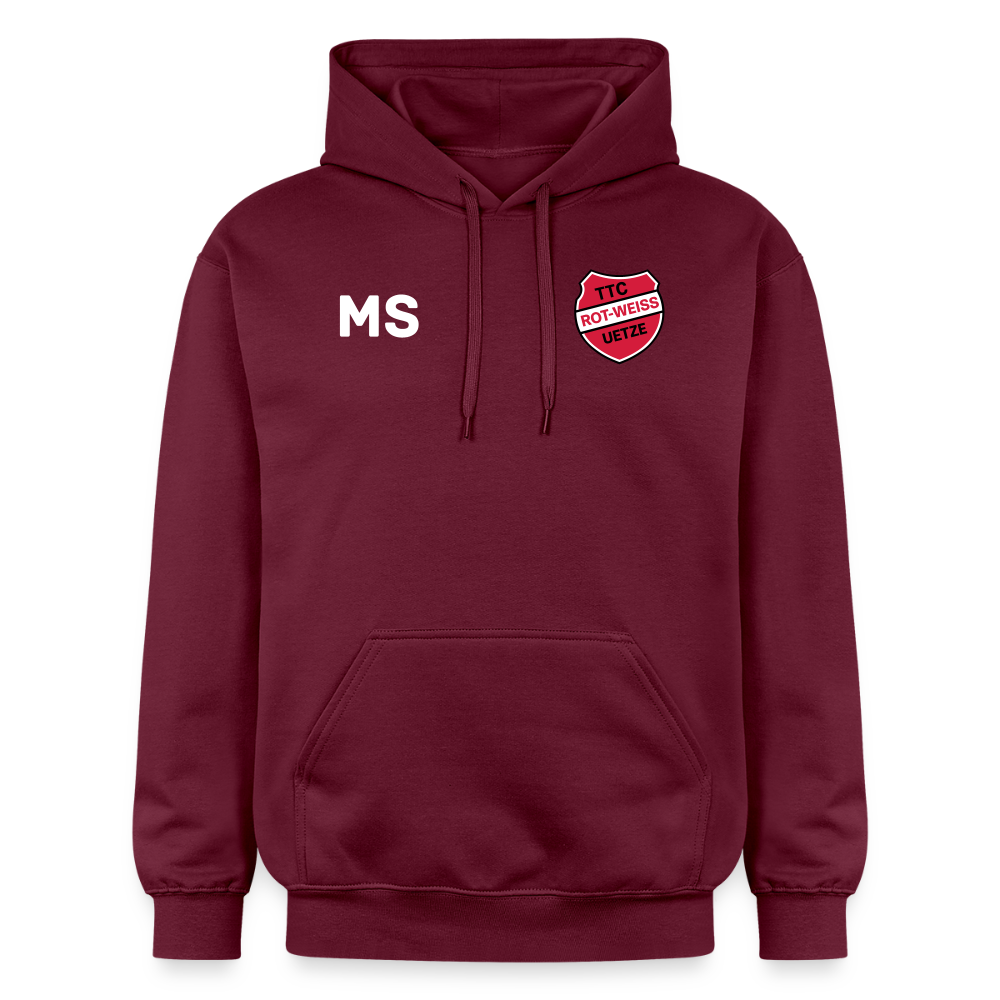 TTC RW Uetze Premium unisex Hoodie (Text personalisierbar) - Maroon