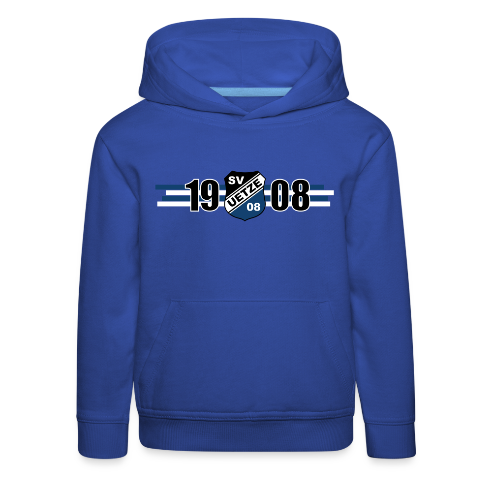 SV Uetze 08 Kinder Premium Hoodie 1908 - Royalblau