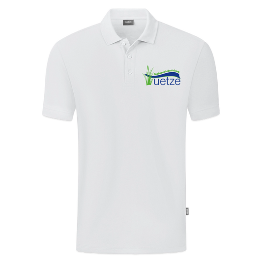 Naturbad Uetze JAKO Herren Bio-Poloshirt - Weiß