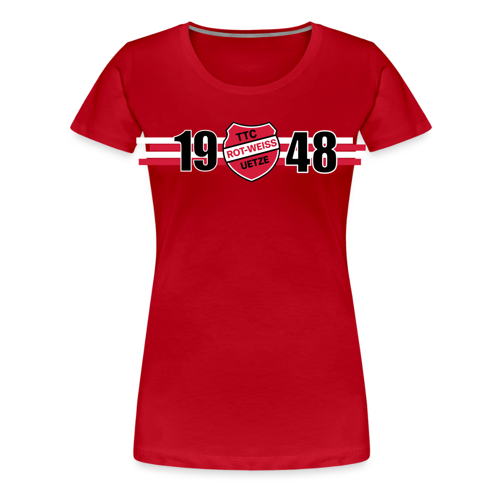 TTC RW Uetze Frauen Premium T-Shirt 1948 flex - Rot