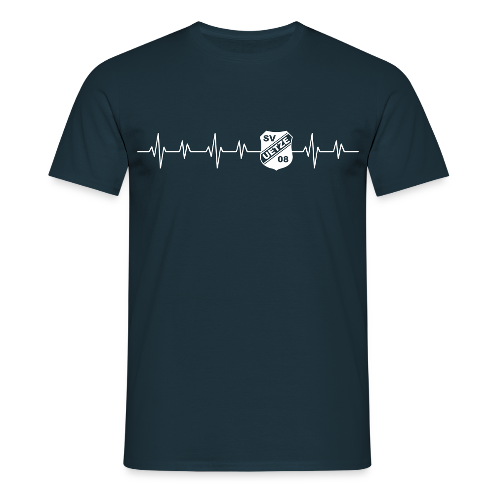 SV Uetze 09 Premium T-Shirt heartbeat - Navy