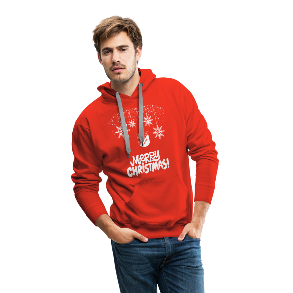 SG Fulde Merry Christmas unisex Premium Hoodie - Rot