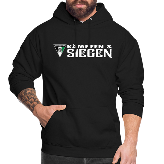 TSV Burgdorf Kämpfen & Siegen Unisex Hoodie - Schwarz