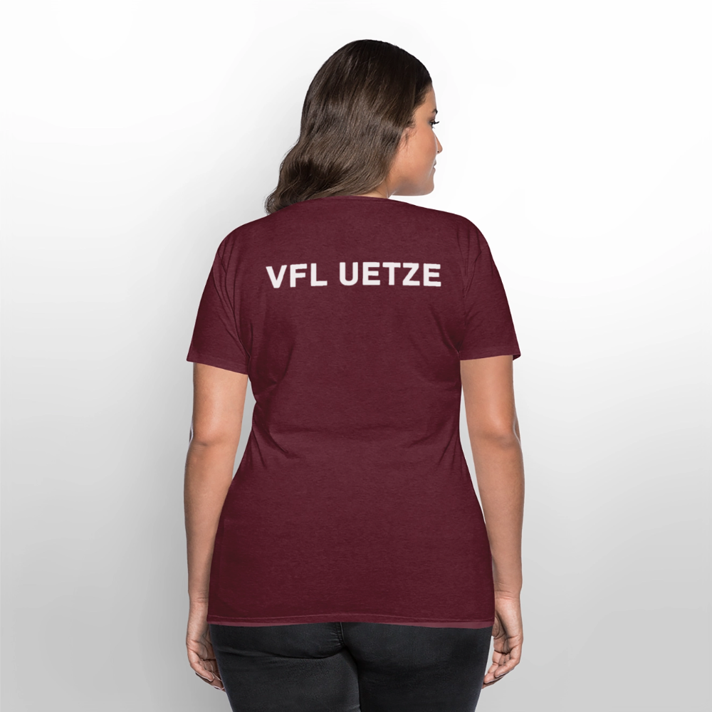 VfL Uetze Frauen Premium T-Shirt - Burgunderrot