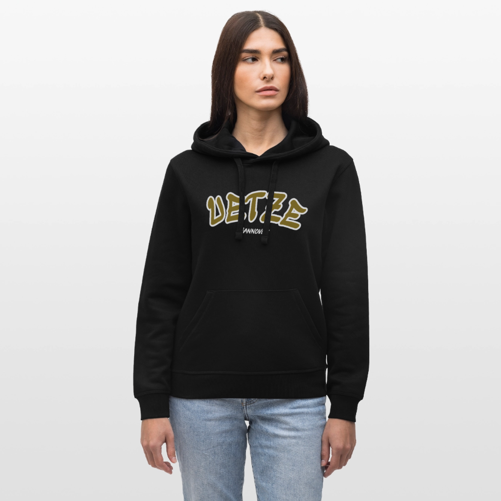 Uetze Hannover Gold Unisex Bio-Hoodie Flex - Schwarz