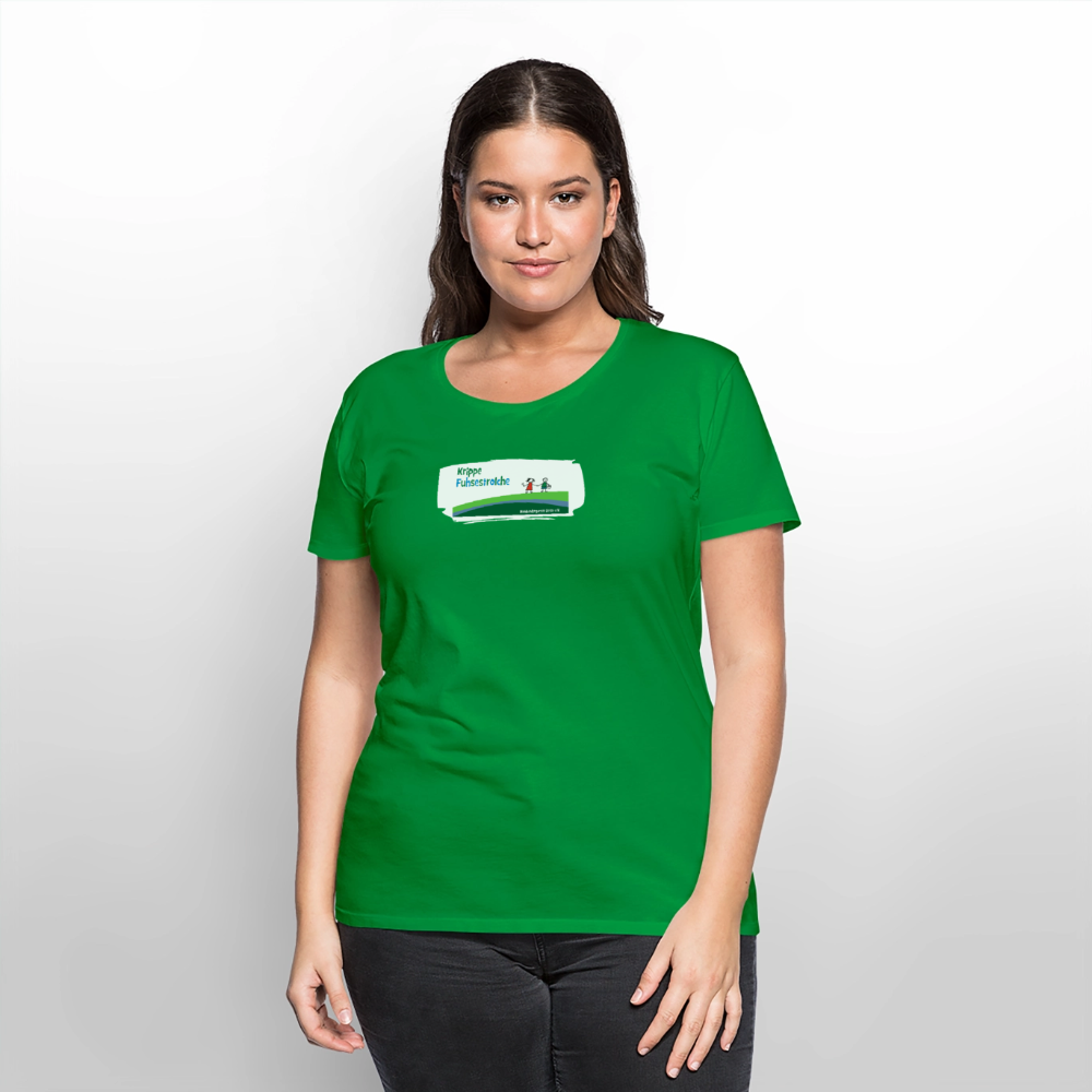 Waldkindergarten Uetze Krippenlogo Frauen Premium T-Shirt - Grün