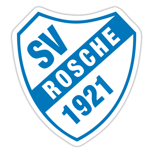 SV Rosche Sticker 10x10cm - Mattweiß