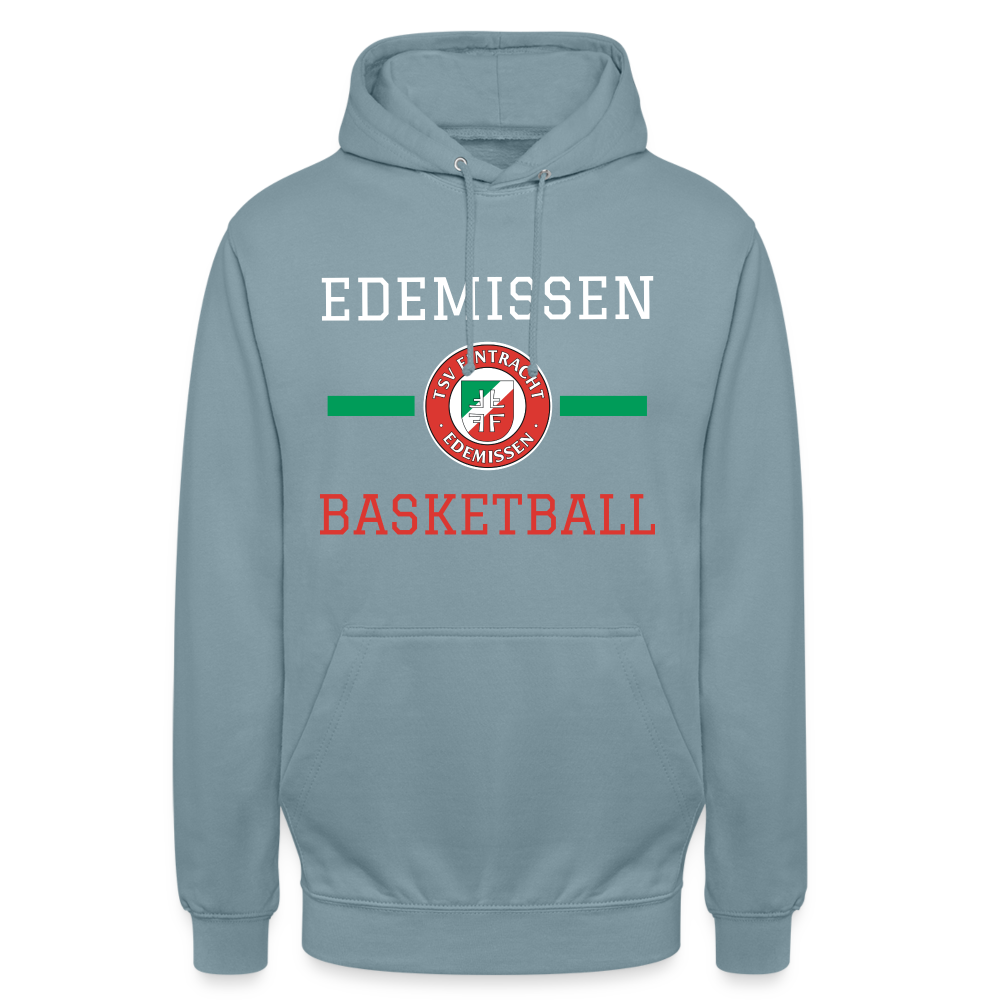 Edemissen Basketball Unisex Hoodie - Nebelblau