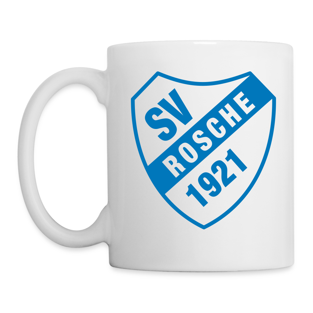 SV Rosche Tasse Logo beidseitig - Weiß