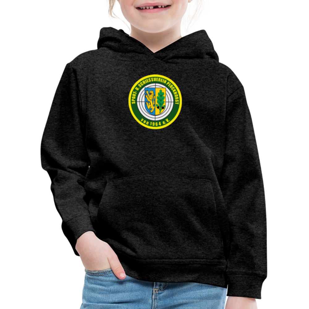 SSV Plockhorst Logo Kinder Premium Hoodie - Anthrazit