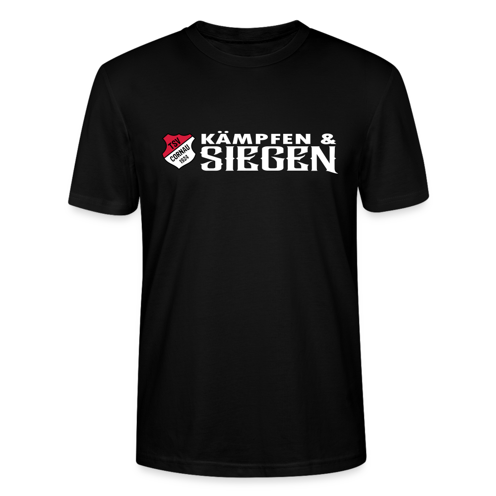 TSV Cornau Kämpfen & Siegen Unisex Bio T-Shirt - Schwarz