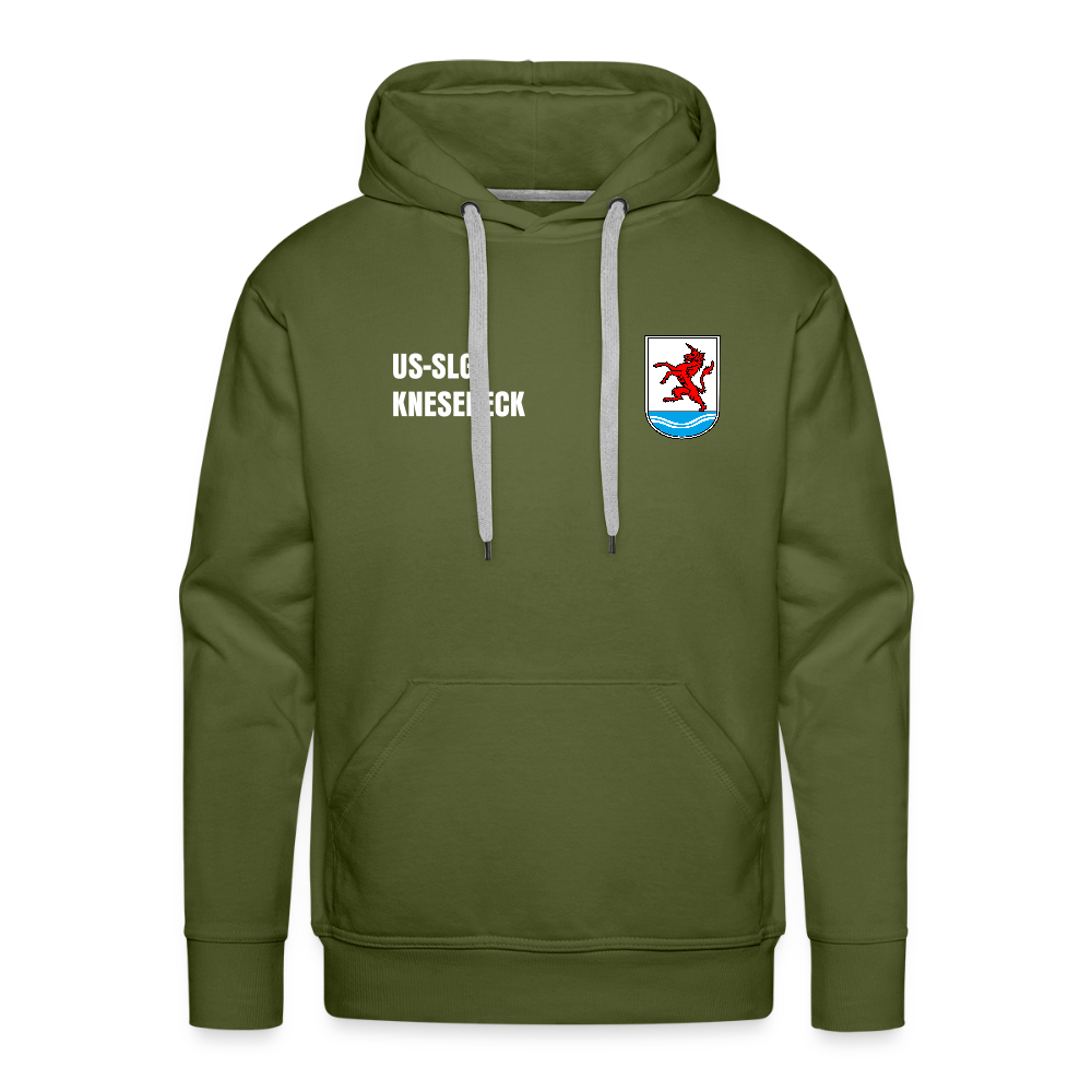 US-SLG Knesebeck unisex Premium Hoodie - Olivgrün