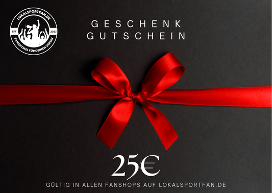 Geschenkgutschein für deinen Vereins-Fanshop