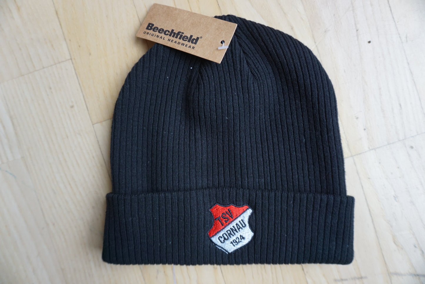TSV Cornau Bio Baumwoll Beanie mit gesticktem Logo