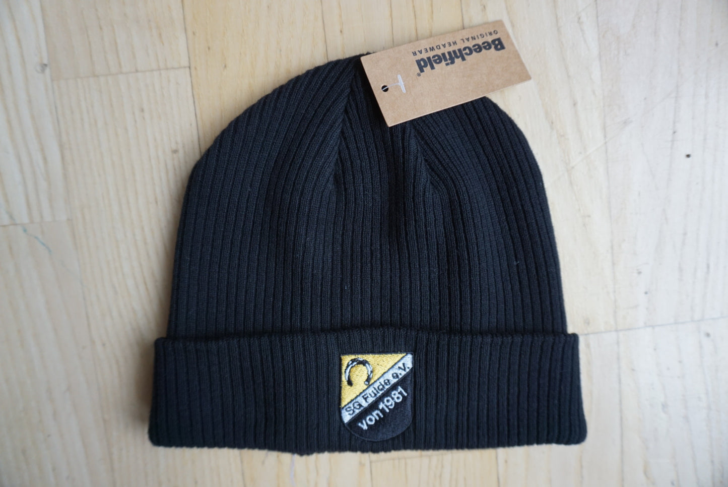 SG Fulde Bio Baumwoll Beanie mit gesticktem Logo