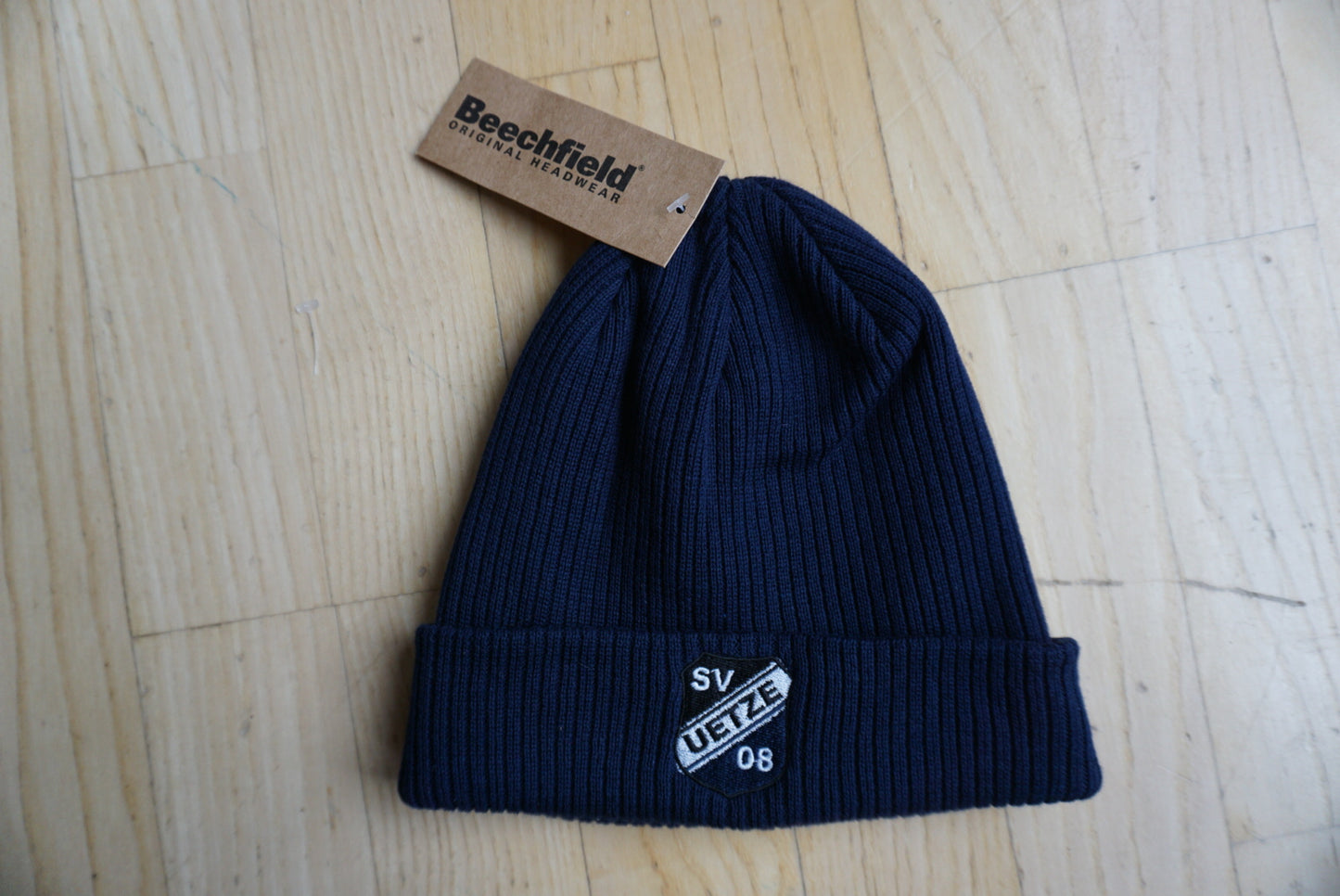 SV Uetze 08 Bio Baumwoll Beanie mit gesticktem Logo