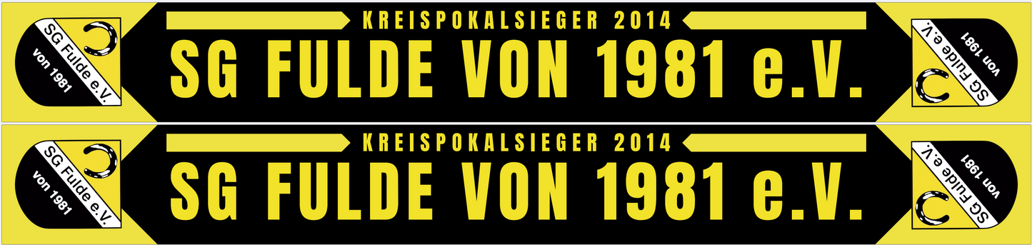 SG Fulde Fanschal - 10 Jahre Kreispokalsieger Edition